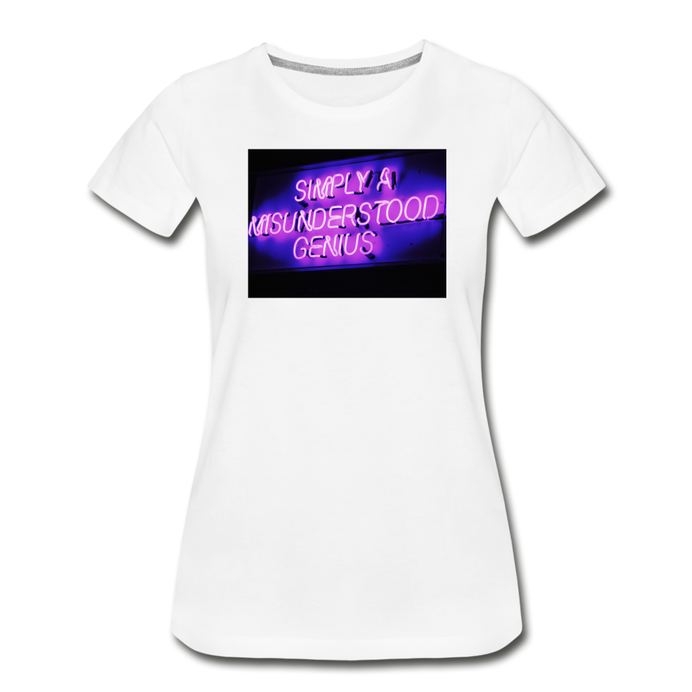 Women’s Premium Organic T-Shirt - Misunderstood - white