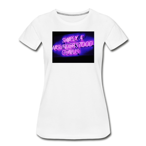 Women’s Premium Organic T-Shirt - Misunderstood - white