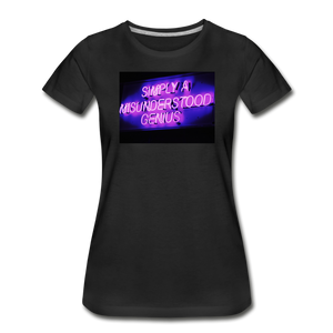 Women’s Premium Organic T-Shirt - Misunderstood - black