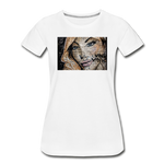 Women’s Premium Organic T-Shirt - wall woman - white