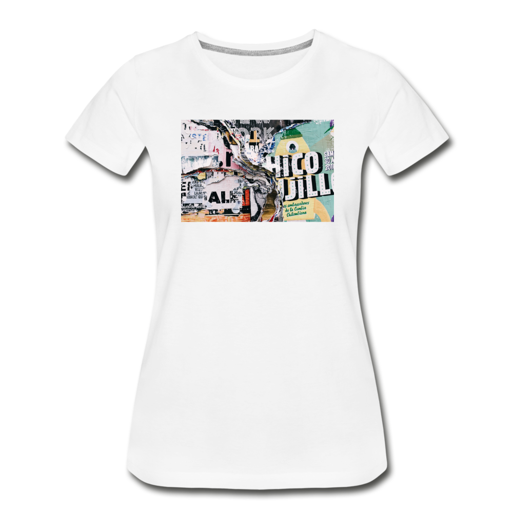 Women’s Premium Organic T-Shirt - Mural - white