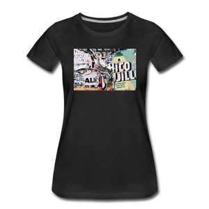 Women’s Premium Organic T-Shirt - Mural - black