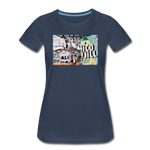 Women’s Premium Organic T-Shirt - Mural - navy