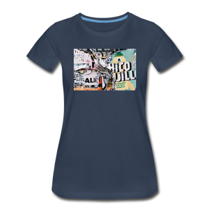 Women’s Premium Organic T-Shirt - Mural - navy