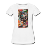 Women’s Premium Organic T-Shirt - mural colorfull - white