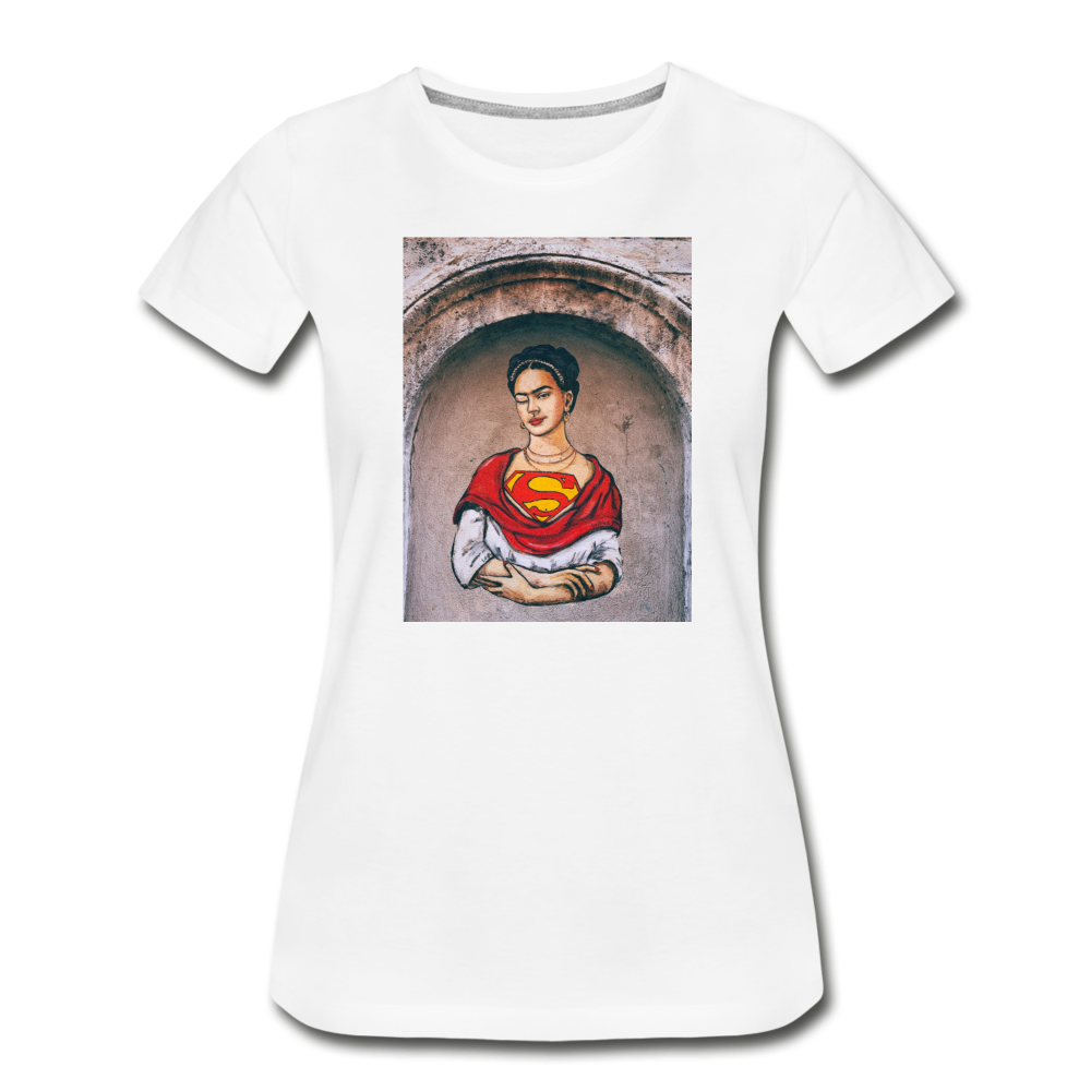 Super Frida Women’s Premium Organic T-Shirt - white