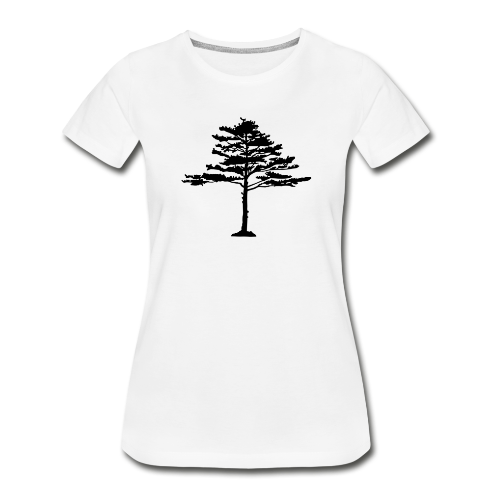Tree Women’s Premium Organic T-Shirt - white