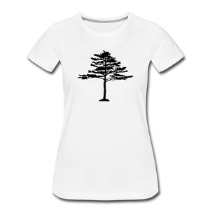 Tree Women’s Premium Organic T-Shirt - white